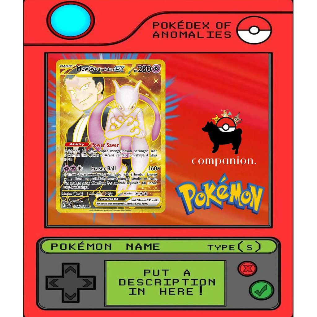 Mewtwo Tim Roket Ex (UR) - sv10s - 186/138 - ID
