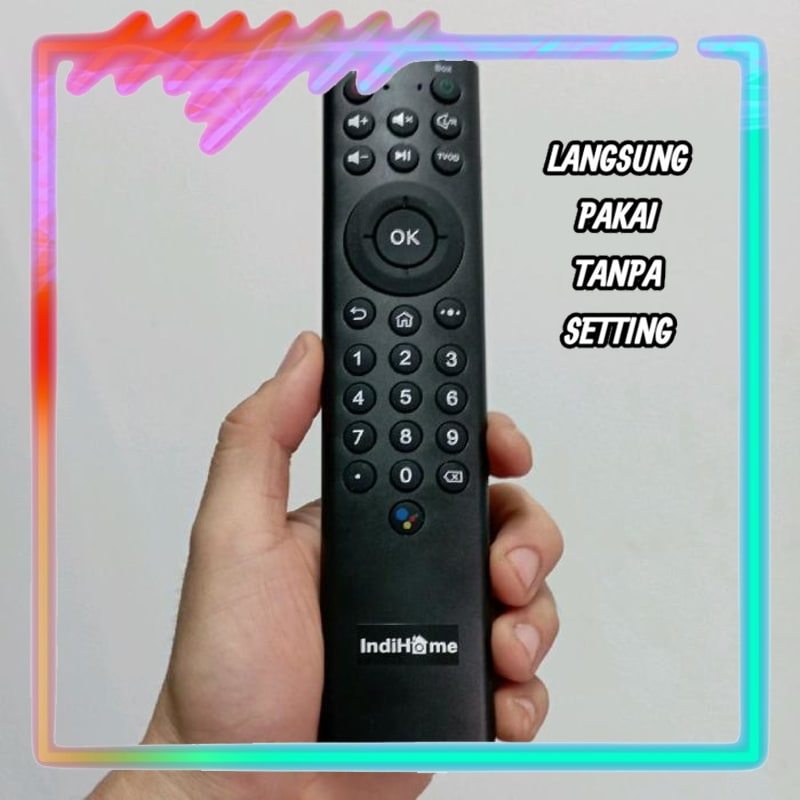 Remot Remote STB ZTE Non Google Assistant Universal Pengganti Tanpa Setting IndiHome ZTE ZXV10 B860H