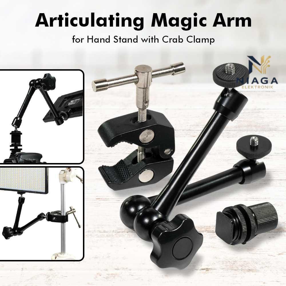 Andoer Articulating Magic Arm Long for Hand Stand with Crab Clamp - JT10002