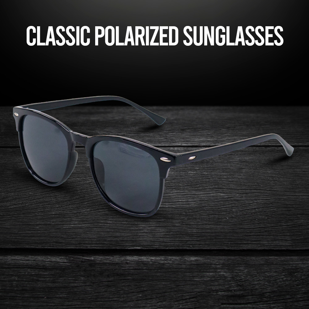 MERRYS Kacamata Frame Classic Polarized Sunglasses UV400 - 3323