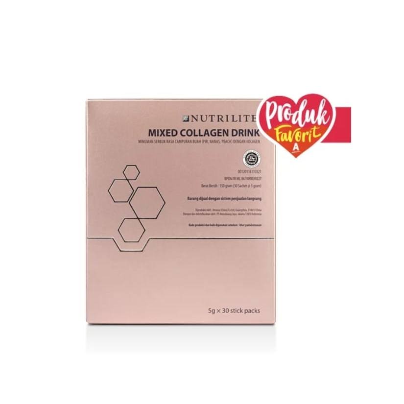 Amway Mixed Collagen Drink  minuman collagen Nutrilite original 100%(03)