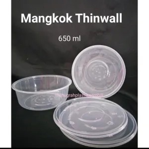 Thinwall mangkok 650 ml ROUND BOWL 650ml