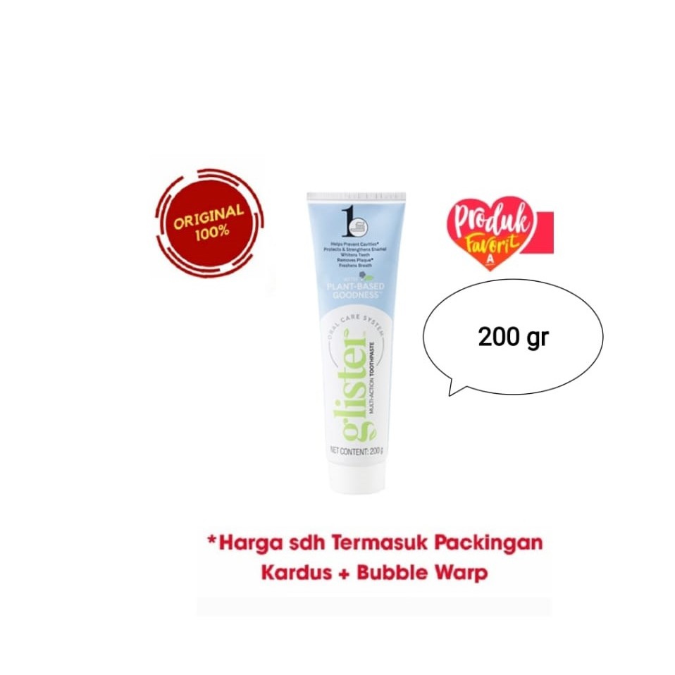 Glister Multi Action Toothpaste 200gr pasta gigi / odol Amway Original Glister Original (L01)