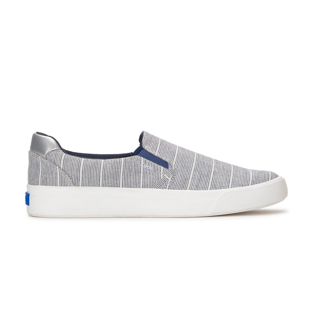 KEDS Women Ss26 Wf 58 Pursuit Slip Chambray Lurex Stripe Vintage Indi Chlxmt-WF69165