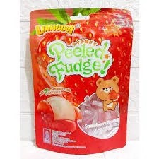 LIANGGUI PEELED FUDGE STRAWBERRY PCH 108 GR