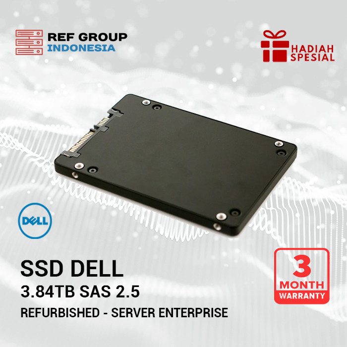 SSD Server Enterprise DELL 3.84TB SAS BERGARANSI