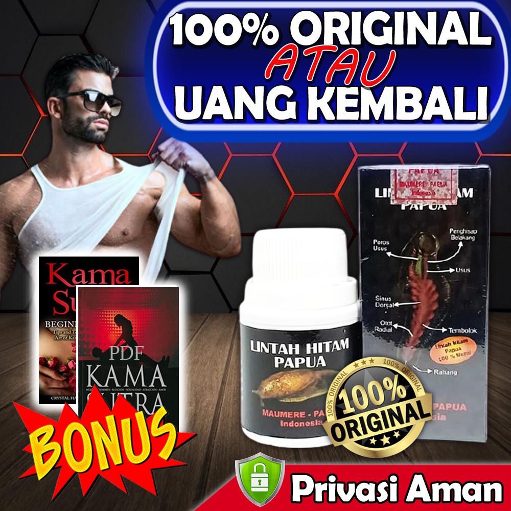 Minyak Lintah Asli Papua Linta Hitam Tanpa Efek Samping 100% Original Bisa COD Ori Pria Pembesar