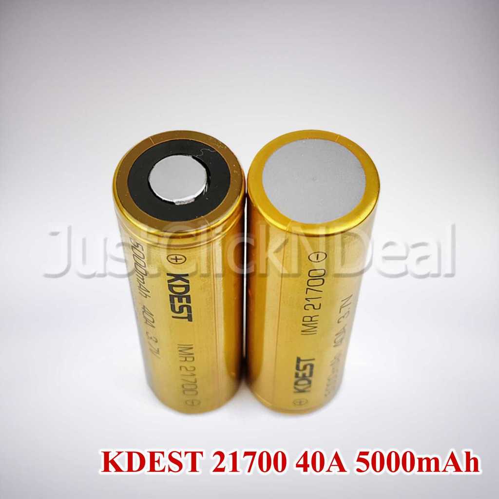 Baterai 21700 Kdest 40A 5000Mah Authentic