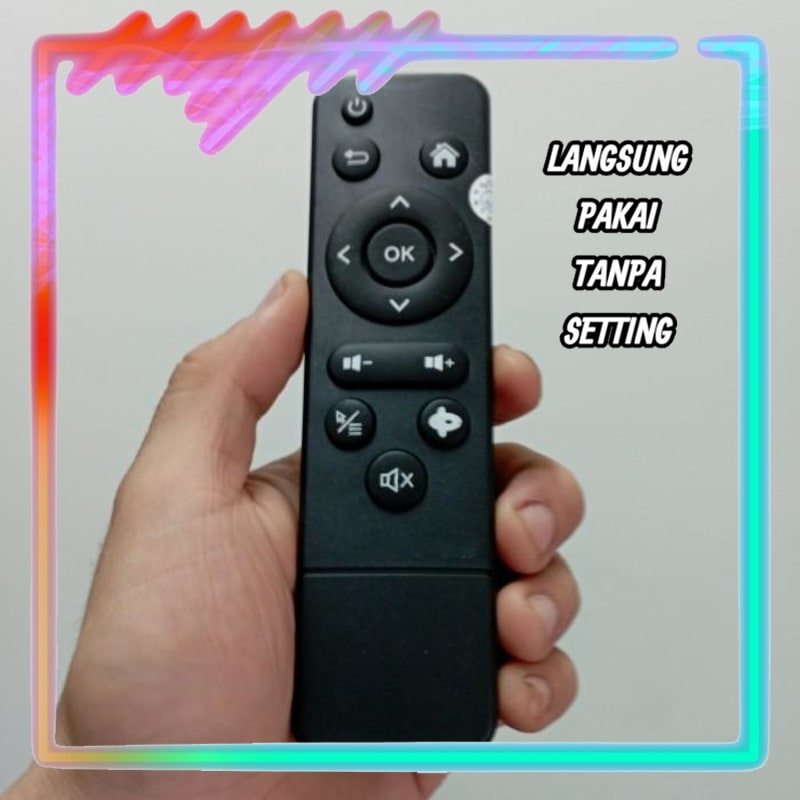 Remot Remote Android Box Universal Tanpa Setting XL Home Akari AX512 AX-117-ATV (LANGSUNG PAKAI)