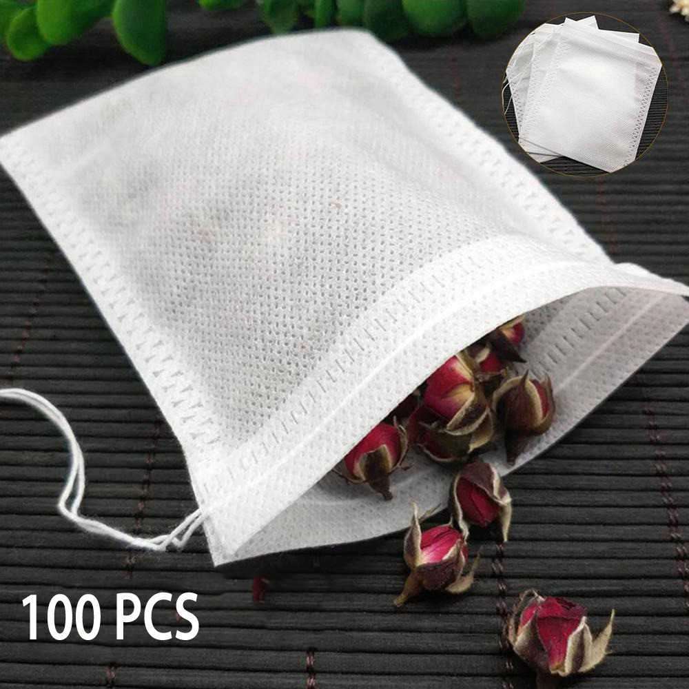 One Two Cups Kantong Teh Filter Saringan Tea Bag Disposable 100 PCS Wadah Teh Celup - M100
