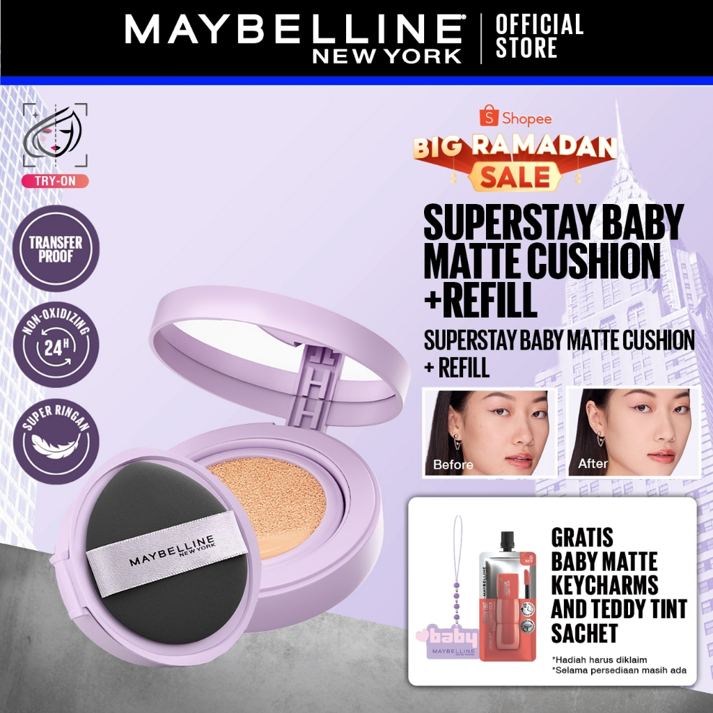 MAYBELLINE OFFICIAL Superstay Baby Matte Cushion + Refill
