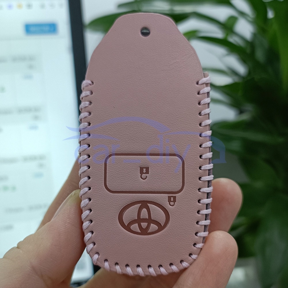 Kulit Sarung Kunci Mobil Remote Key Case Cover Shell Holder Key Fob Keychain Untuk Toyota Raize2022Baru Veloz2022 Avanza2Aksesoris2