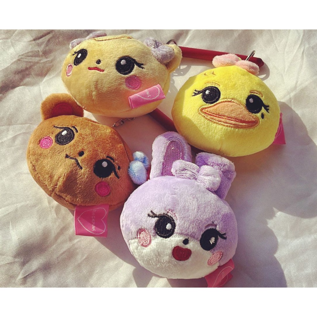 11 cm Kpop BORN PINK Kawaii Boneka Mewah Gantungan Kunci Mini Hewan Boneka Mainan Tas Liontin Dekorasi Teman Anak Hadiah Liburan