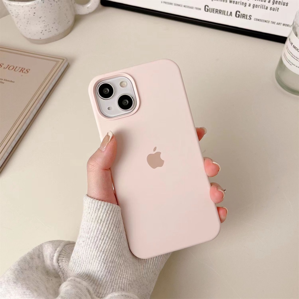 Silikon Rubber Anti Noda For iPhone 14 13 13 PRO 13 PRO MAX Mini 12 12 PRO 12 PRO MAX 11 11 PRO 11 PRO MAX XR X XS Max6 6+7 7+8 8+SE 2 SOFTCASE Cover Cairan Silikon