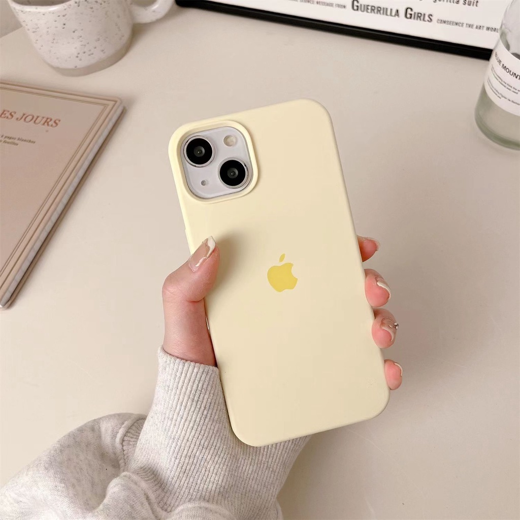 Silikon Rubber Anti Noda For iPhone 14 13 13 PRO 13 PRO MAX Mini 12 12 PRO 12 PRO MAX 11 11 PRO 11 PRO MAX XR X XS Max6 6+7 7+8 8+SE 2 SOFTCASE Cover Cairan Silikon