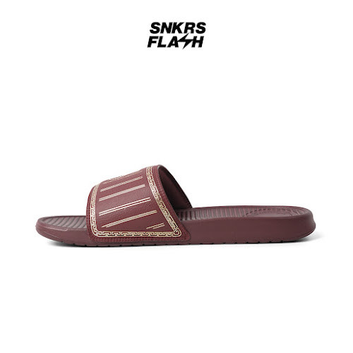 SANDALBOYZ COURT SLIDE THE MONOGRAM COLLECTION OXBLOOD Sandal Unisex - 18SHOX - Size 46