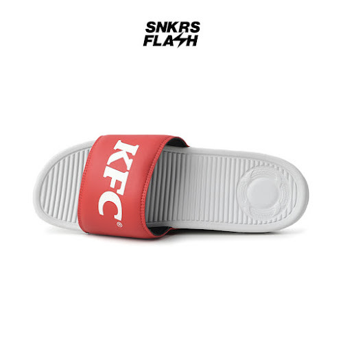 SANDALBOYZ COURT SLIDE KFC LOGO RED WHITE Sandal Unisex - 19SBKFCM - Size 48