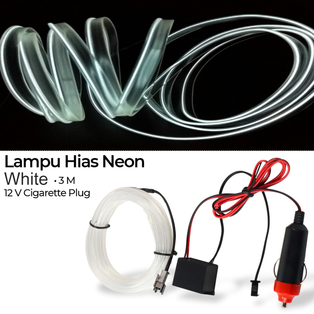 SEAMETAL Lampu Hias Neon Fleksibel Mobil Interior