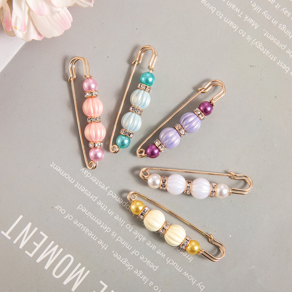 Korean fashion crystal star easy pin/pin Peniti Jilbab Muslim/Baju Celana Pengencang Kancing pin/stock ready (kz-11)