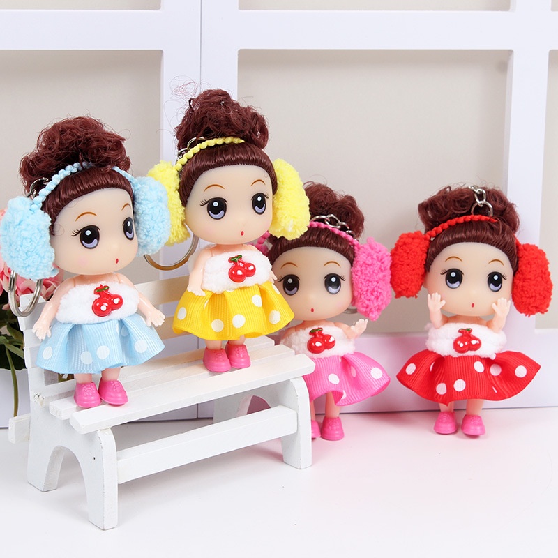 9cm Boneka Barbie Lucu dress up Mainan Rumah Bermain Anak
