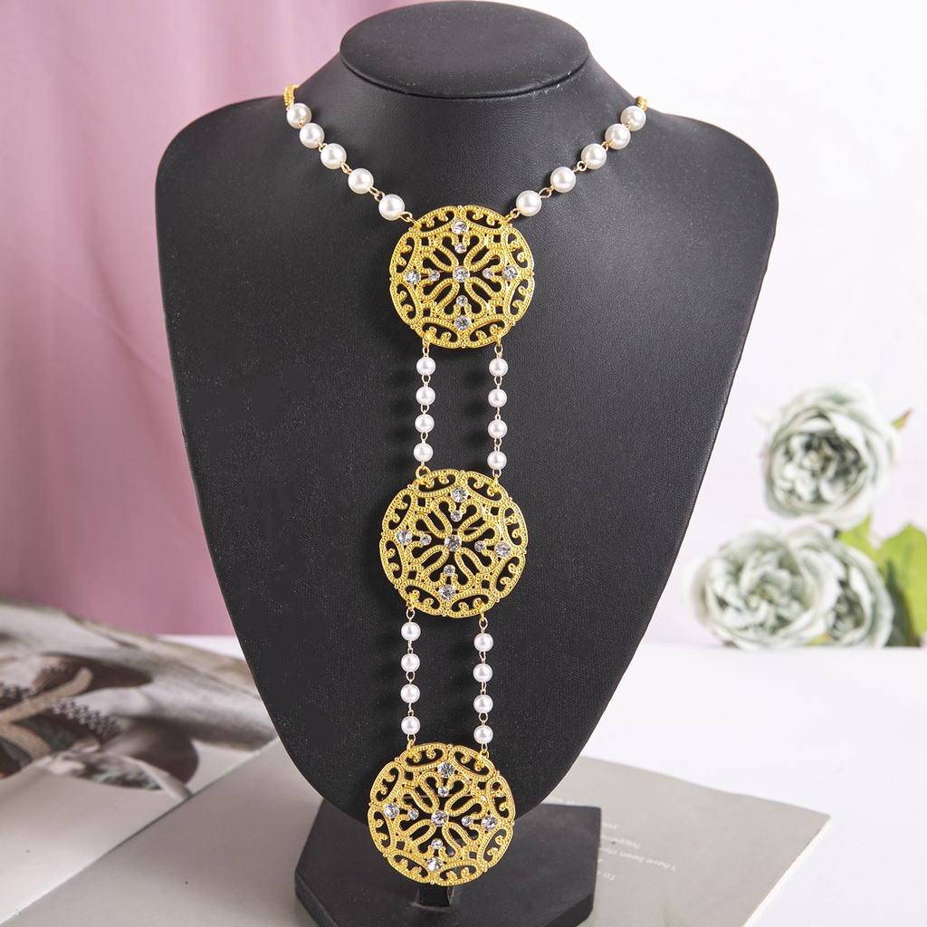 Baru Kalung Bros Perhiasan Fashion Muslim/Bros Tiga Potong/Hadiah Liburan Bros set/Indah lady Bros