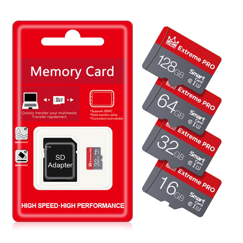 Memory Card 4G 8G 16G 32G 64G 128G 512G CLASS10 Kartu Memori Kecepatan Tinggi Ponsel Kartu TF Digital Untuk Kamera PSP Mesin Game MP3 MP4