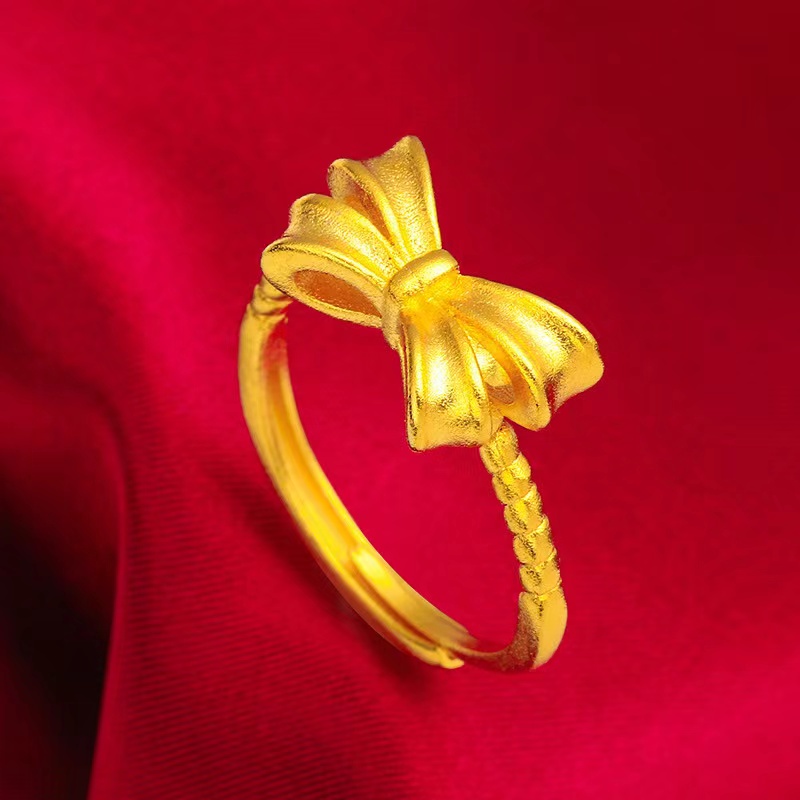 Cincin Lapis Emas 24k Untuk Wanita