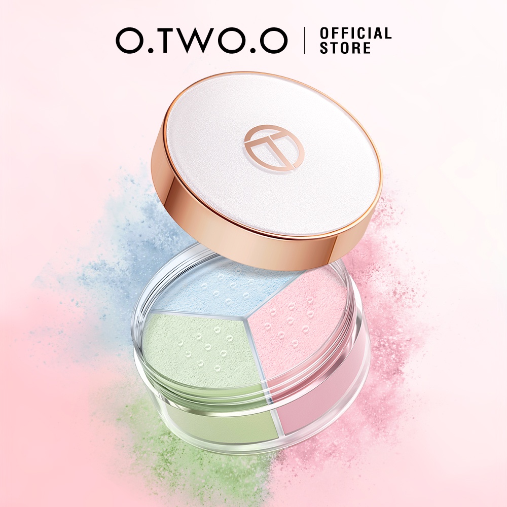 O.TWO.O Three Grid Filter Loose Powder Long-lasting Makeup Oil Control