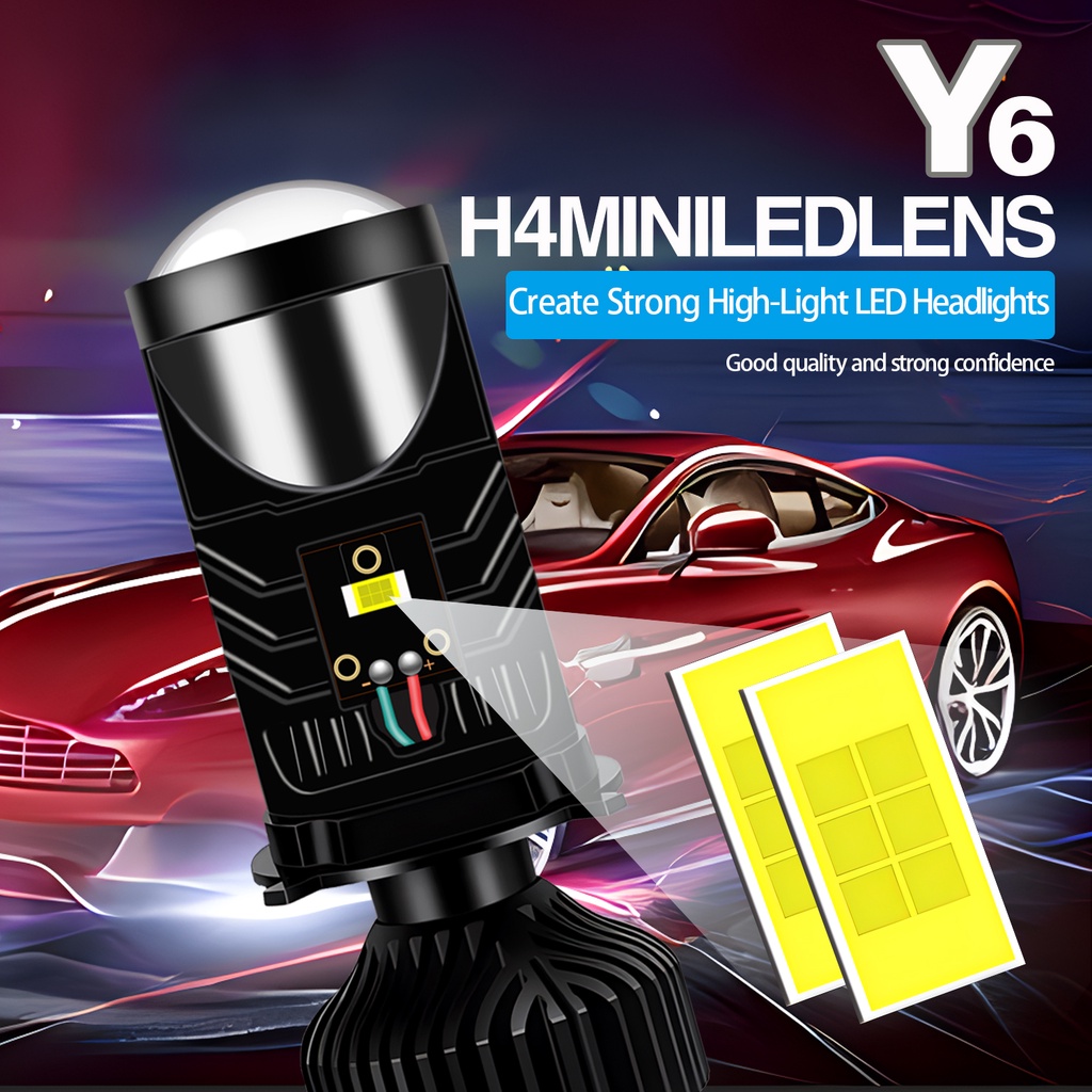 2pcs 9-36V 120W 16000LM 6000K Putih H4 Auto LED Headlight Bulbs Untuk Mobil Canbus Hi/Lo Beam Headlight Bulbs