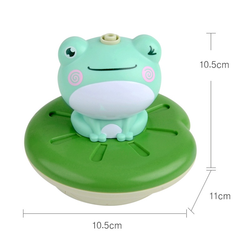 Mainan Mandi Bayi Baru Semprotan Elektrik Air Rotasi Apung Kodok Sprinkler Shower Game Untuk Anak Kid Hadiah Renang Kamar Mandi