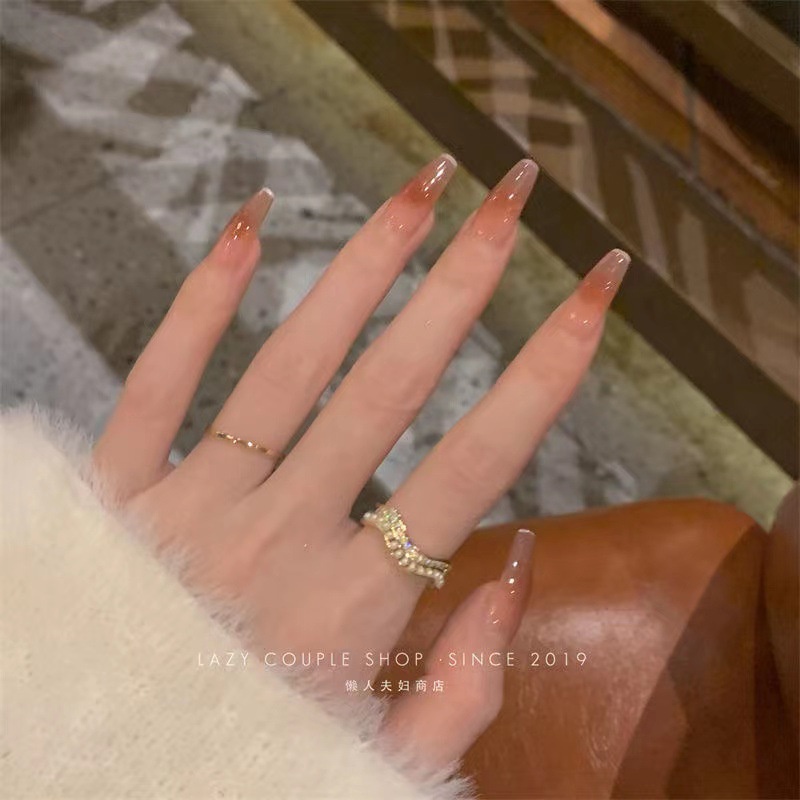 Korea Temperamen Manis Mutiara Busur Kupu-Kupu Cincin Wanita Lembut Pembukaan Cincin