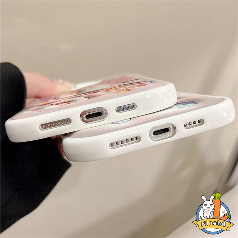 Soft Case Silikon Compatible for iPhone 14 13 12 11 Pro Max X XR Xs Max SE 2020 iPhone 7 8 6 6s Plus 3D Vision Drink milk tea Bear Phone Casae All-Inclusive Lens Anti-Drop Camera Protect Soft Silicone Case Airbag Soft Rubber Fall Protection Cover