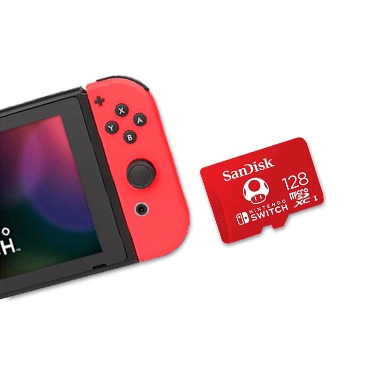 Kartu micro SD Baru Kompatibel Untuk Sandwich 128GB 64GB 256GB Kartu Memori SDXC, Cocok Untuk Nintendo Switch TF