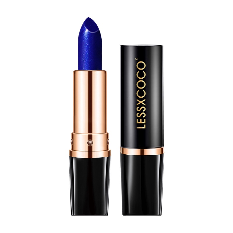 VIRAL ORIGINAL LESSXCOCO BLUE LIPSTICK COLOR CHANGING LIPSTICK BIRU BERUBAH WARNA