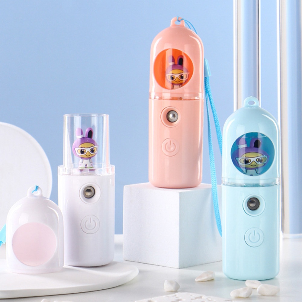 Kartun Nano Spray Hand-held Water Replenisher Portable Rechargeable Face Steam Instrumen Cool Down Magic Weapon In Summer