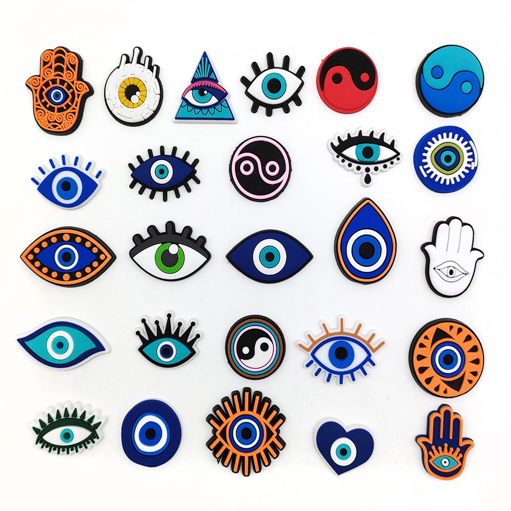 Pesona Sepatu Kartun Untuk Crocs Bubble Slides Sandal, Dekorasi Sepatu PVC Aksesoris Untuk Hadiah Souvenir Pesta