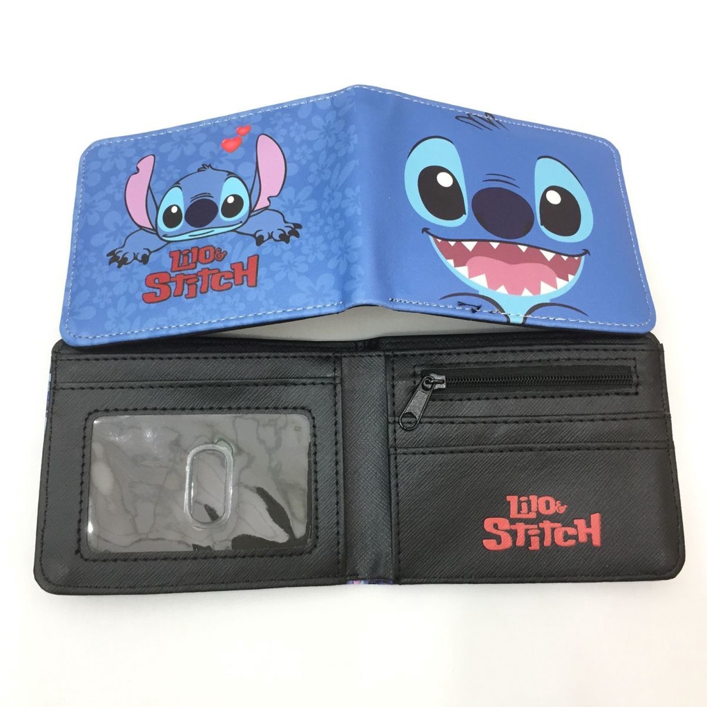 Sera Stitch Stitch Monster Kecil Boogie Boo Komik Cetak Pasangan Dompet Hadiah Ulang Tahun Anime Dompet Hadiah