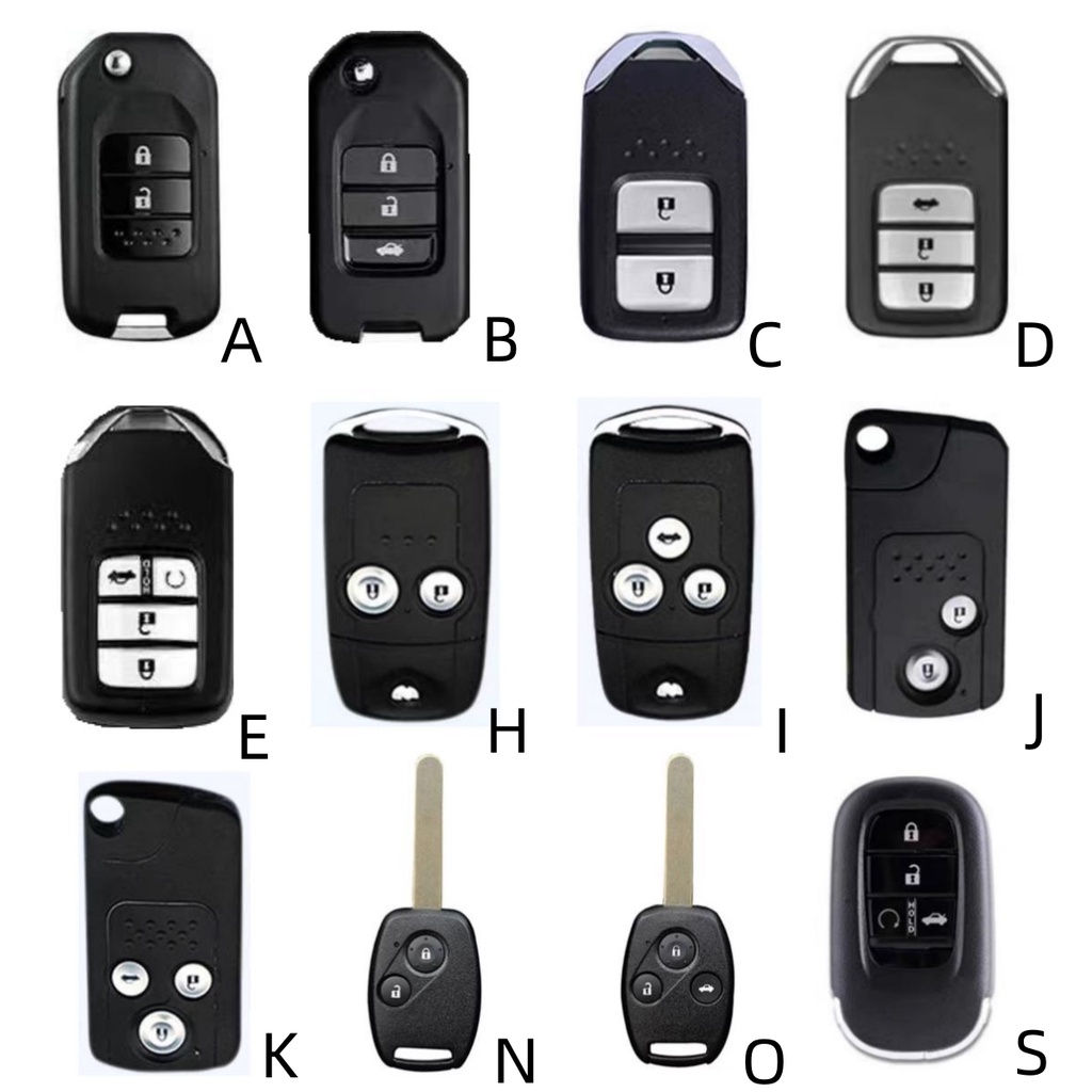 Untuk Honda All-New City/CRV/Accord/Civic 2016-2021 Keyless Remote Kunci Mobil Silikon FULL Cover Casing