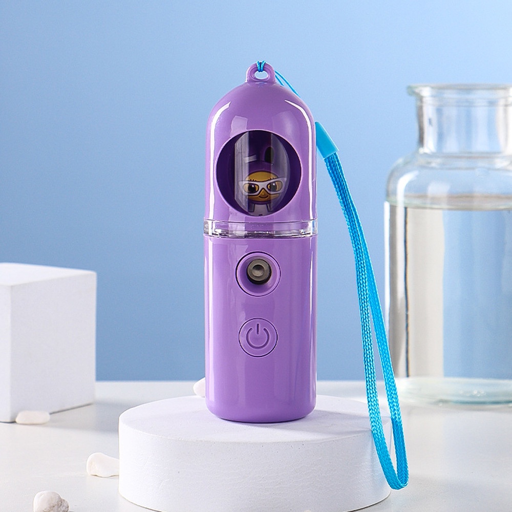 Kartun Nano Spray Hand-held Water Replenisher Portable Rechargeable Face Steam Instrumen Cool Down Magic Weapon In Summer