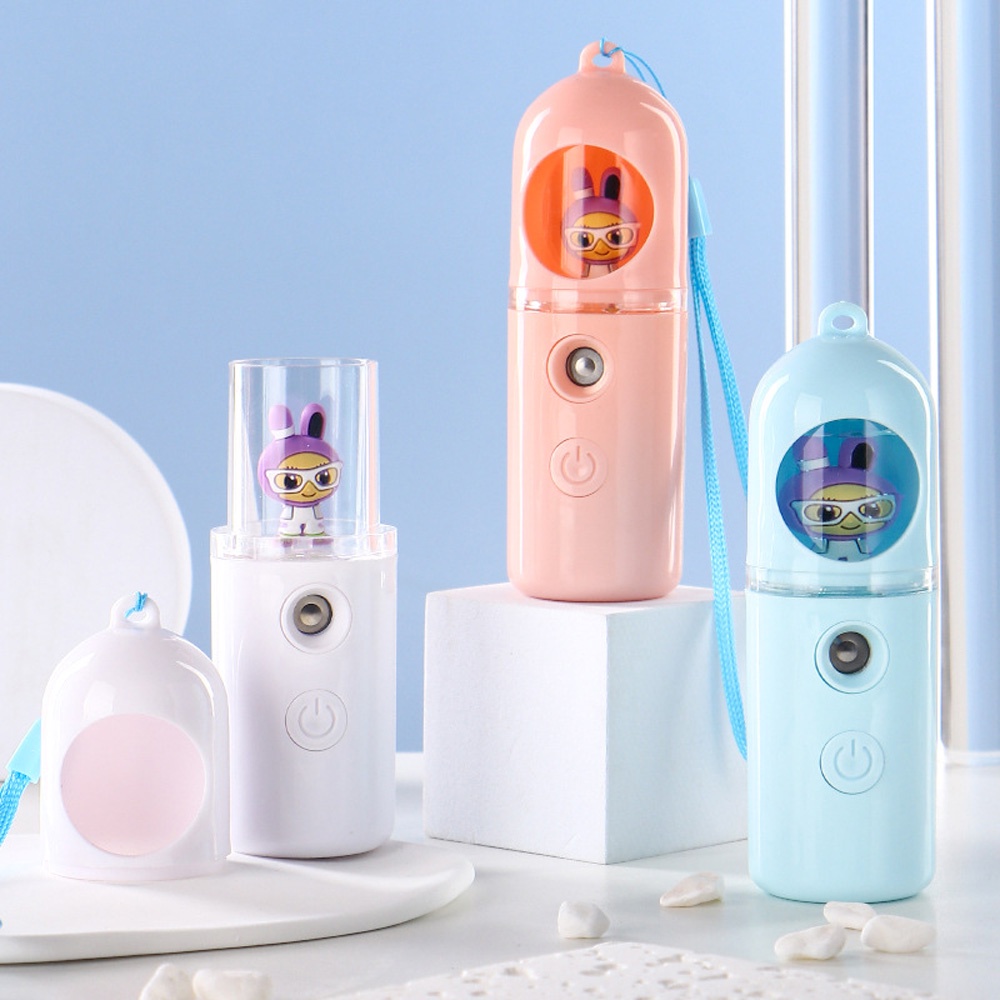 Kartun Nano Spray Hand-held Water Replenisher Portable Rechargeable Face Steam Instrumen Cool Down Magic Weapon In Summer