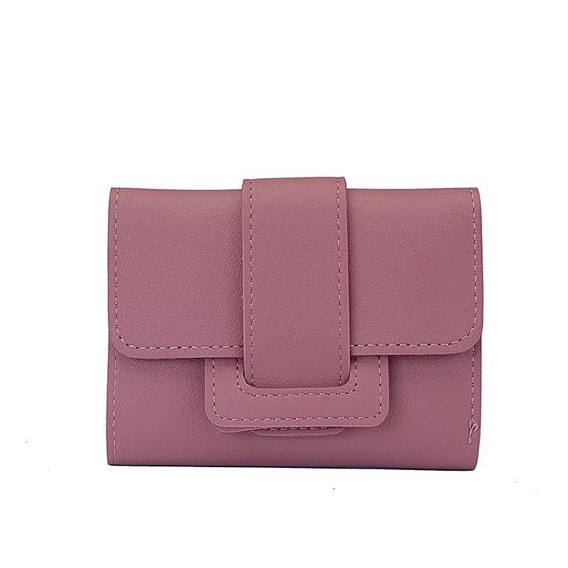 Sera ins dompet baru siswa perempuan Korea fashion bagian pendek lucu kecil portabel mini dompet dompet koin tas kartu