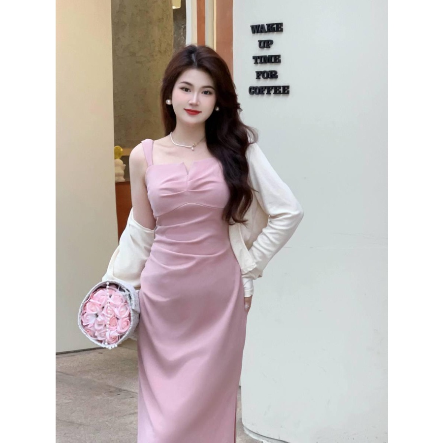 Red Plus size fat sister suit fashion trend women s suspender skirt slim fit bag hip dress sun protection outer shirt two-piece set