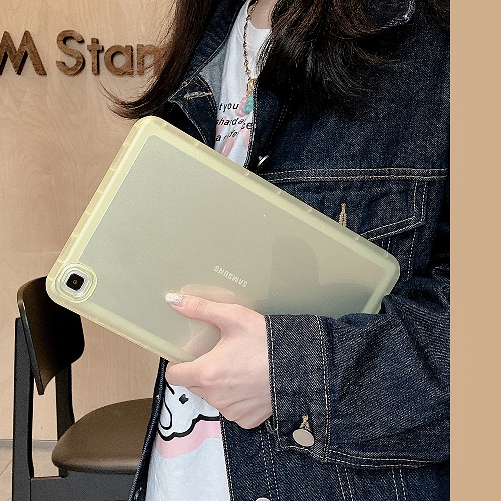 Untuk iPad Pro 12.9 2022 2021 2020 12.9-inci 5th 4th 3rd generation Fashion Tablet Shockproof Protection Case Warna Bening Jelly Cover