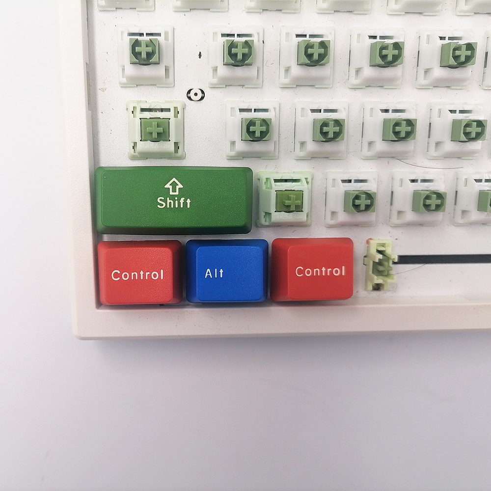 Keycap PBT Berwarna Profil OEM Untuk Keyboard Mekanik Saklar CherryMx Gateron Kailh