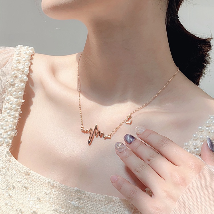 Kalung Pendek Desain Simple Gaya Korea
