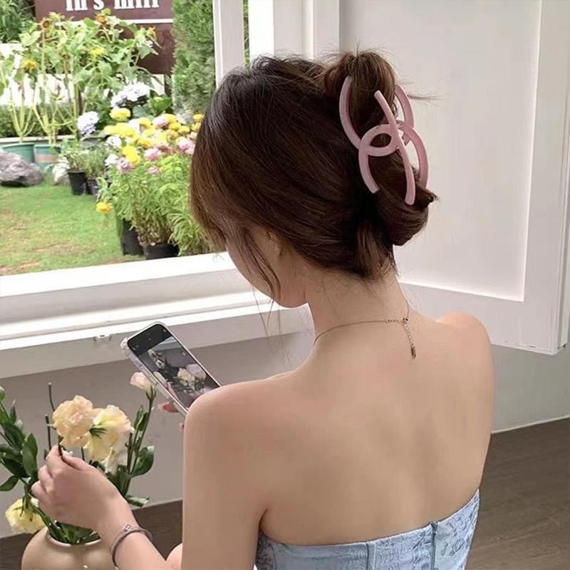 【Bayar di tempat】Jepit Rambut Bentuk C Ganda Bahan Logam Gaya Korea Untuk Wanita