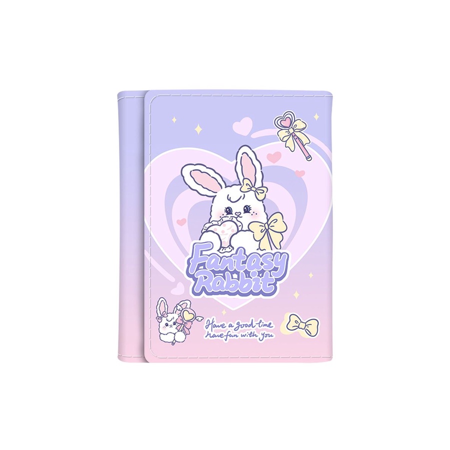 Sera 2023 Jepang Lucu Dompet Wanita Bonnie Rabbit Kreatif Pendek Wanita Kartu Tas Desain Ceruk Diskon 30% Dompet Koin