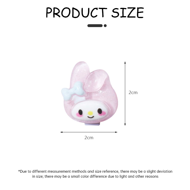 【Bayar di tempat】Gesper Sepatu Sanrio Lucu Tembus Kreatif Aksesori Sepatu Ins Kartun Manis Shoes Buckle