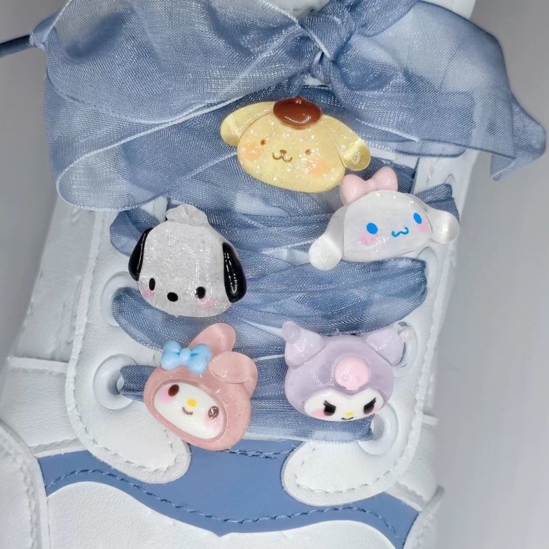 【Bayar di tempat】Gesper Sepatu Sanrio Lucu Tembus Kreatif Aksesori Sepatu Ins Kartun Manis Shoes Buckle