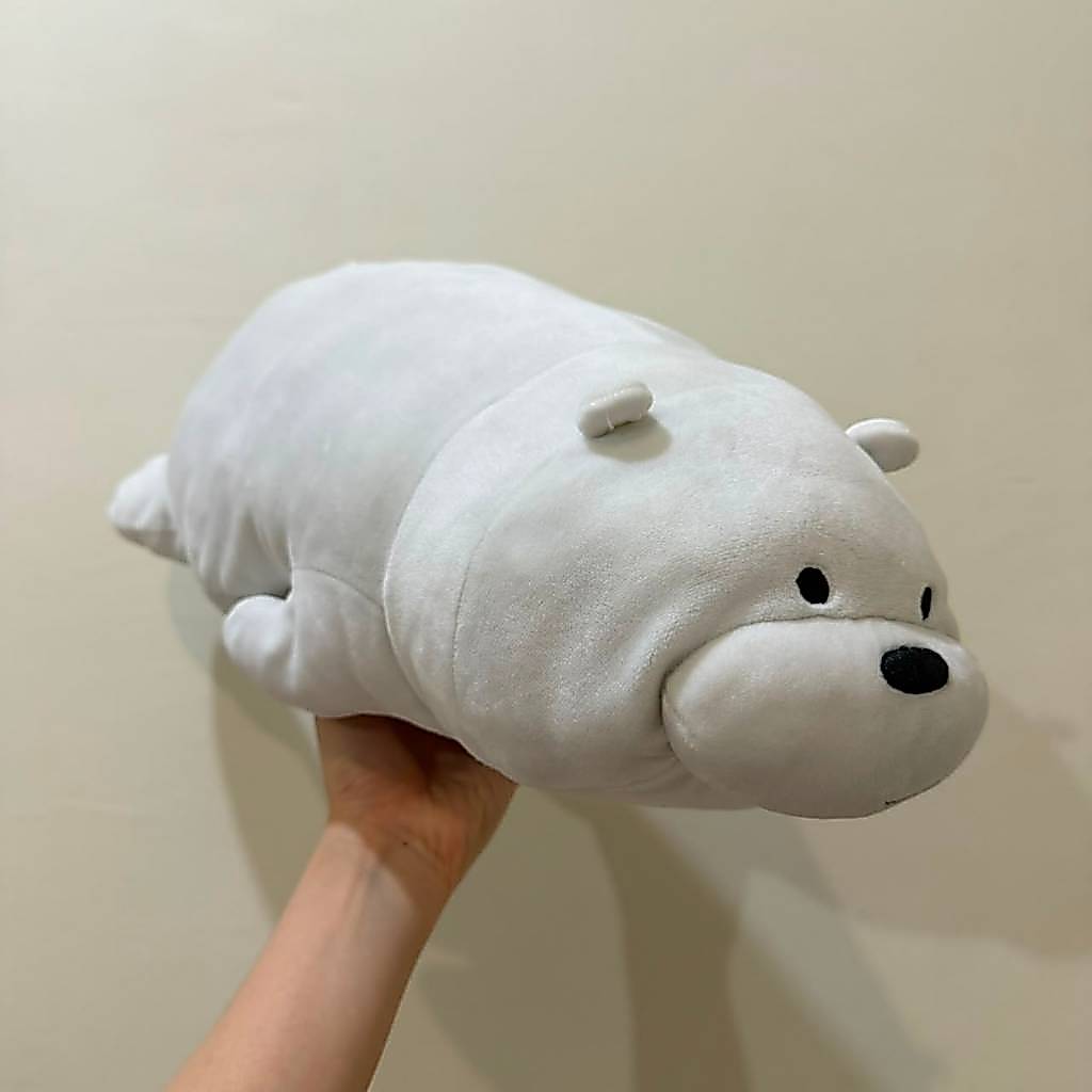 Boneka Polar Bear Bantal Miniso Beruang Putih Second Preloved Masih Bagus
